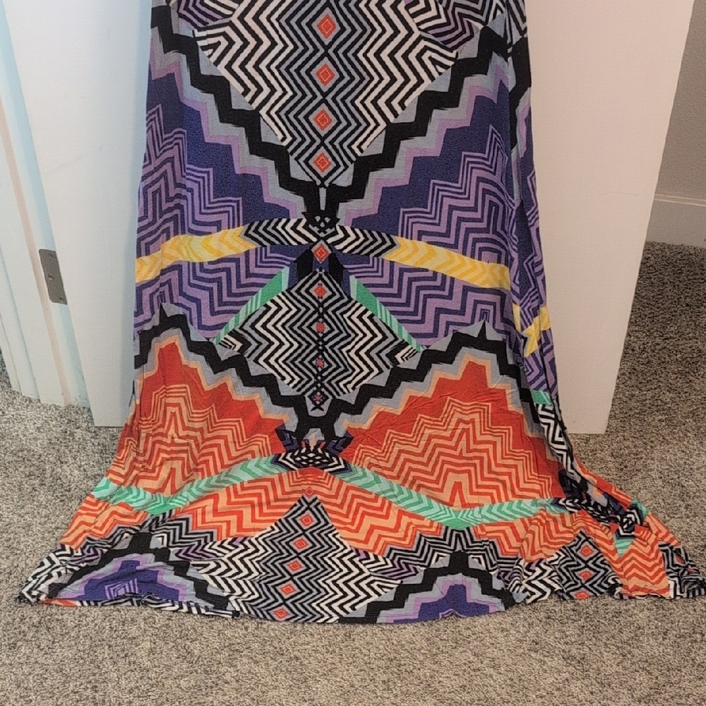 Calvin Klein Zigzag Patterned Mini Dress - Picture 3 of 6